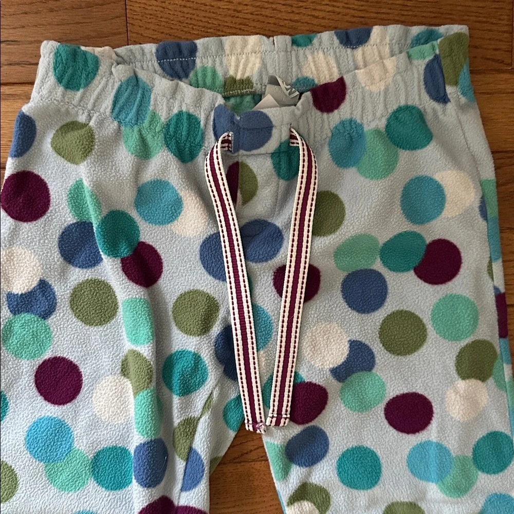 💤 OLD NAVY Kids Pajama Bottoms with Multicolor Polka Dots size medium 8 girls
